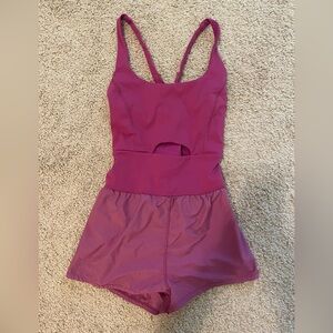 Pink Sleeveless Romper